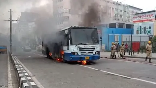 bus-catches-fire-in-karnatakas-bengaluru-drivers-timely-intervention-saves-lives-of-30-on-board-watch